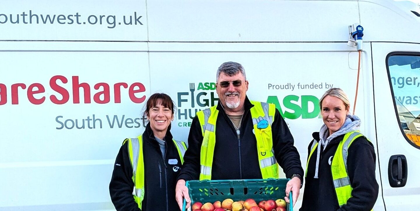 Van and corporate volunteers FareShare South West
