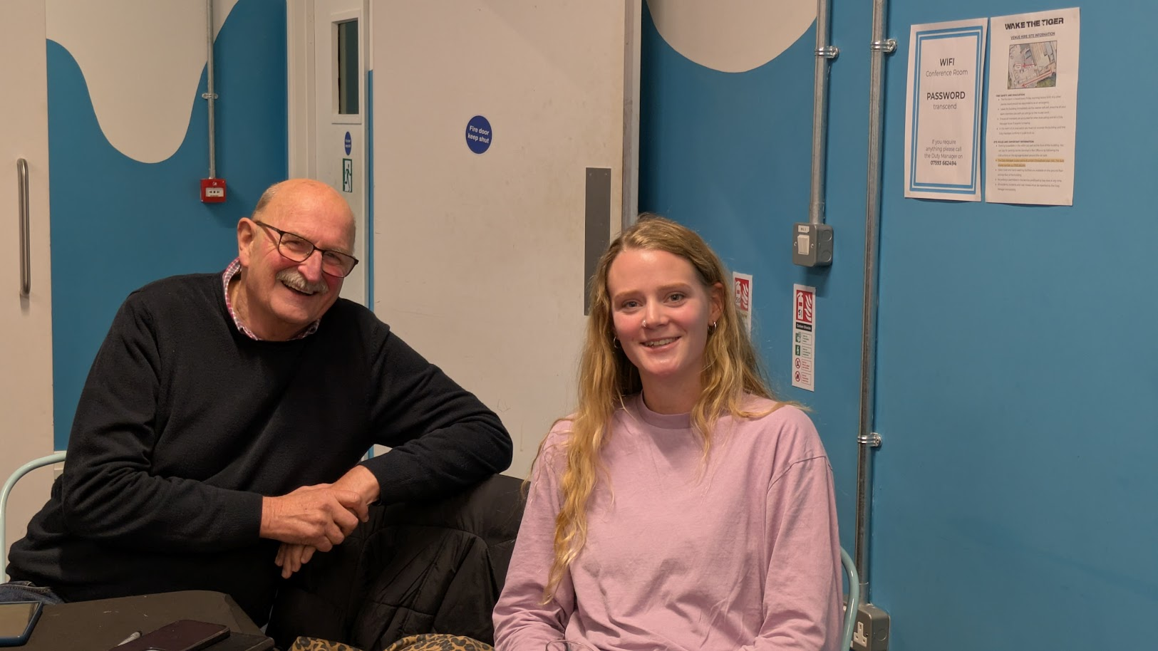 Andy with Nessa, who joined FareShare South West as a volunteer and is now a Hub Manager